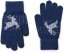 Dotykové rukavice na mobily se sobem - Barva: Tmavě modrá