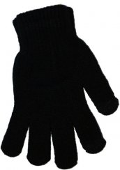 Černé rukavice na mobily
