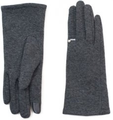 Zimní dámské dotykové rukavice Perlina šedé