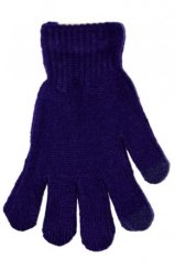 Dotykové rukavice pro smartphony – dámské, fialové