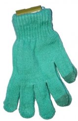 Dotykové rukavice pro smartphony – dámské, zelené